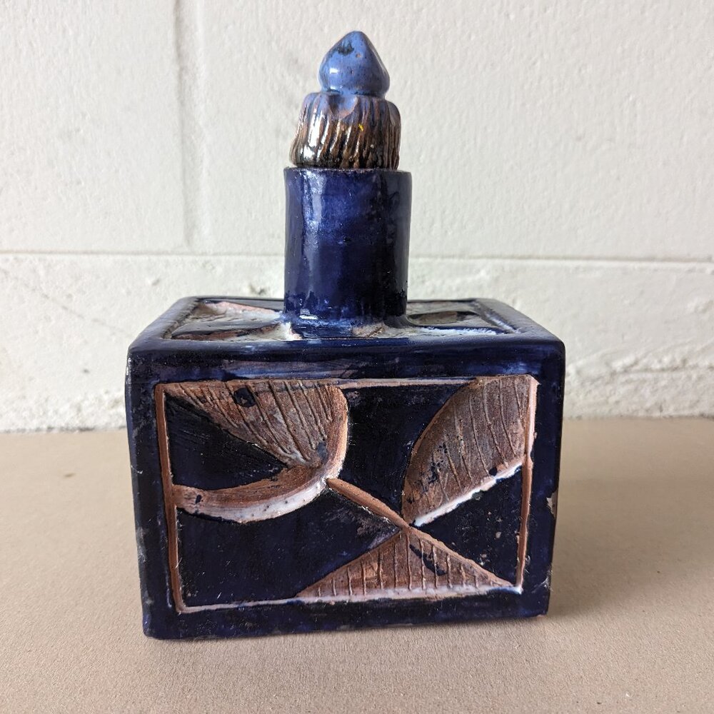 Studio Art Stoneware Pottery Signed by Dalia Condis Decorative Abstract Piece